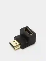Алый переходник HDMI-HDMI угловой