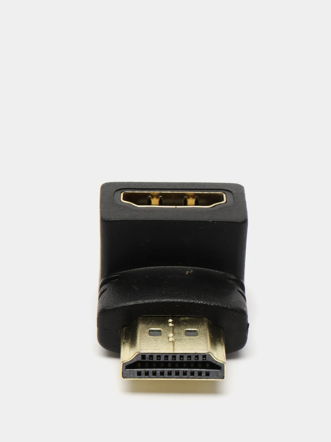 Алый переходник HDMI-HDMI угловой