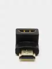Алый переходник HDMI-HDMI угловой