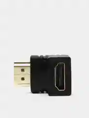 Алый переходник HDMI-HDMI угловой