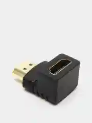 Алый переходник HDMI-HDMI угловой