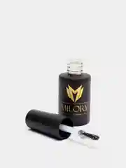 Гель-лак Milory Egg Black UV/LED, прозрачный, с белыми вкраплениями, 10 г