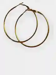 Серьги кольца, серебрянные и золотые