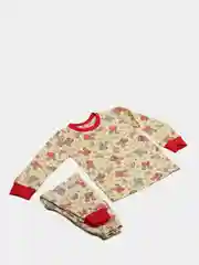 Желтый пижама детская, хлопок