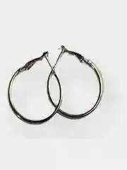 Серьги кольца, серебрянные и золотые
