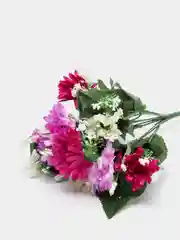 Искусственные цветы. Герберы (букет трехцветный) Композиция. Высота: 390 мм