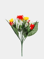 Искусственные цветы. Герберы (букет трехцветный) Композиция. Высота: 390 мм