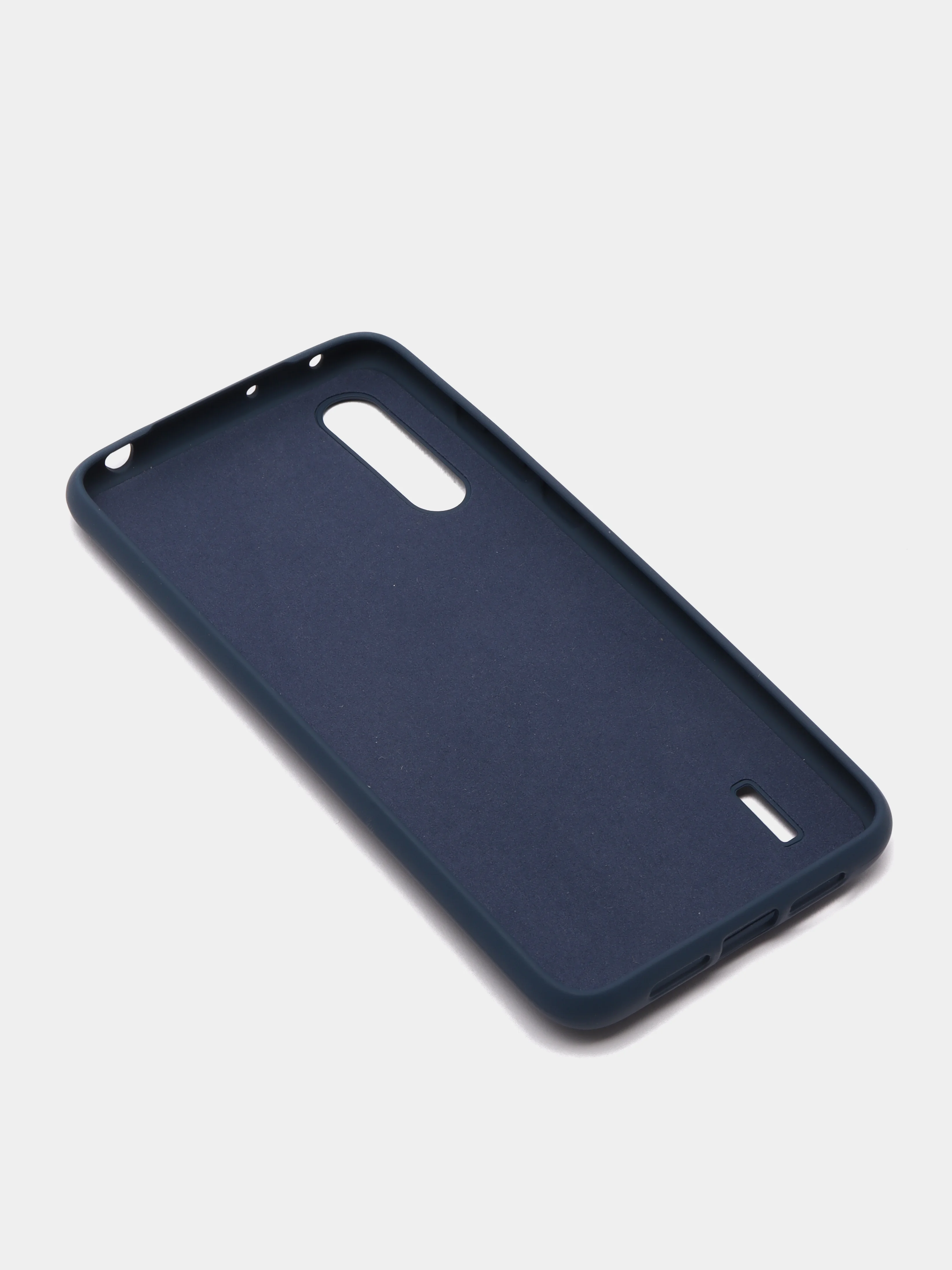 Темно-синий чехол XIAOMI REDMI MI 9 LITE / MI A3 LITE с бархатом внутри