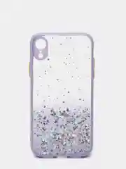 Фиолетовый чехол для iPhone 11 12 13 14 Pro Max 7 8 X XS XR mini Plus айфон про макс с блестками