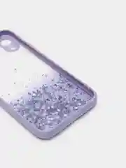 Фиолетовый чехол для iPhone 11 12 13 14 Pro Max 7 8 X XS XR mini Plus айфон про макс с блестками