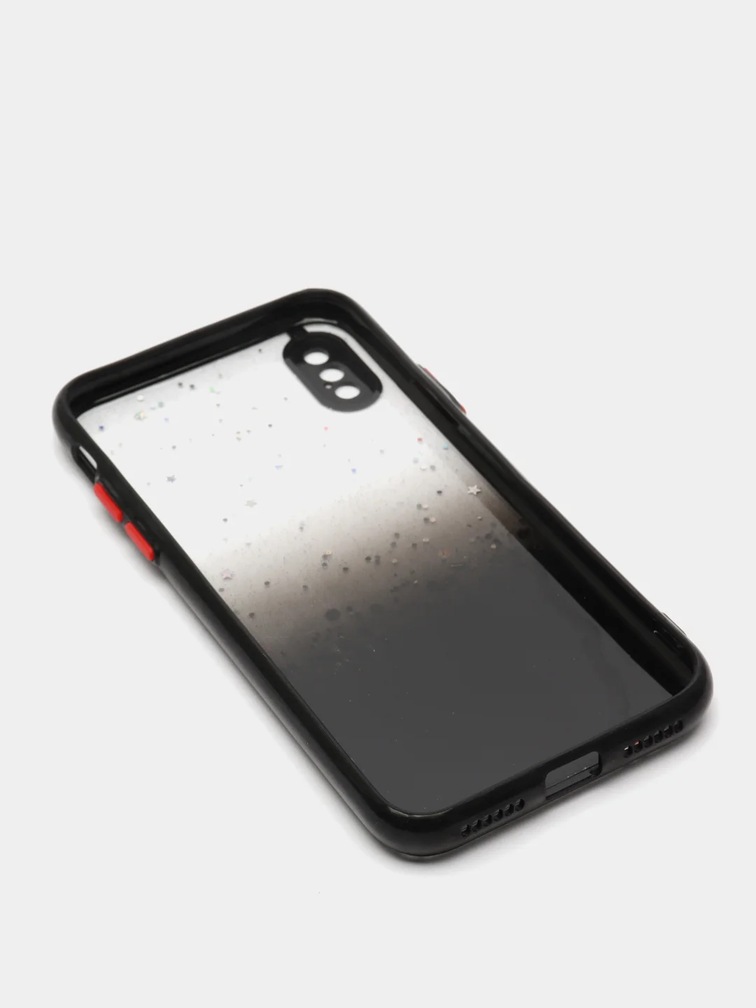 Черный чехол для iPhone 11 12 13 14 Pro Max 7 8 X XS XR mini Plus айфон про макс с блестками
