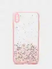 Прозрачный чехол для iPhone 11 12 13 14 Pro Max 7 8 X XS XR mini Plus айфон про макс с блестками