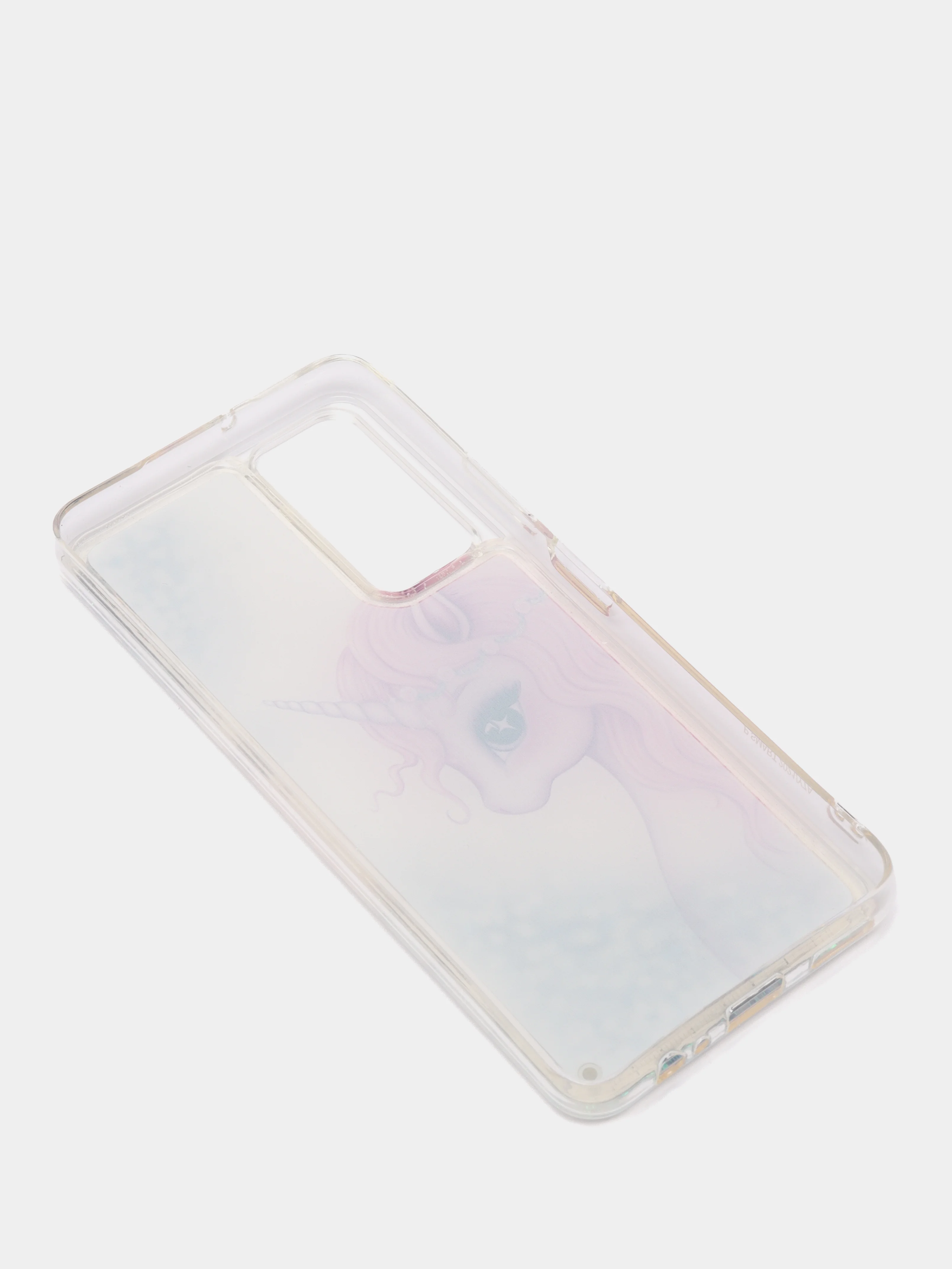 Серебряный чехол переливашка на Huawei Honor 10X Lite