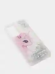 Серебряный чехол переливашка на Huawei Honor 10X Lite