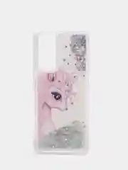 Серебряный чехол переливашка на Huawei Honor 10X Lite