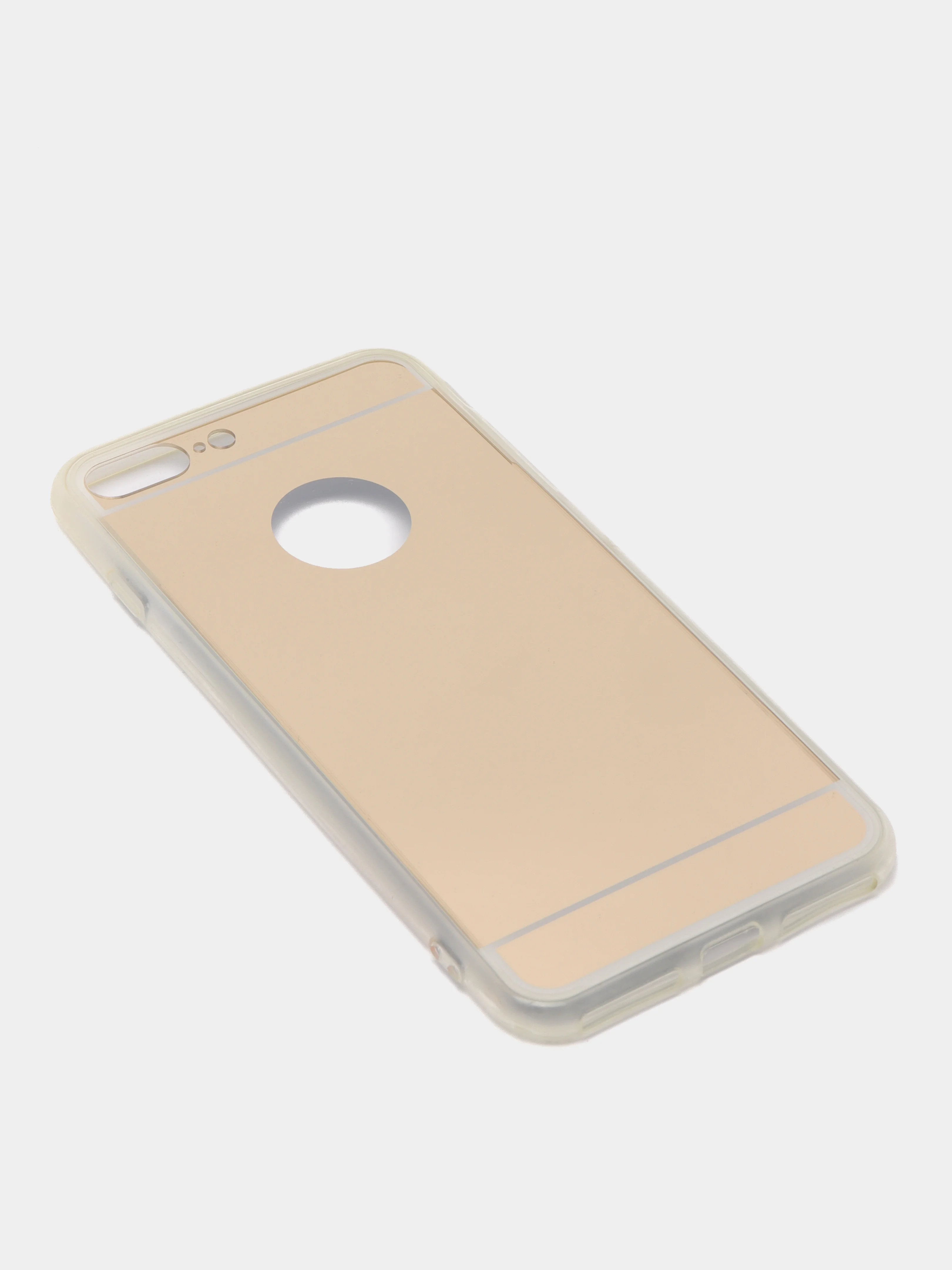Золотой чехол  для iPhone 7 plus, 8 plus