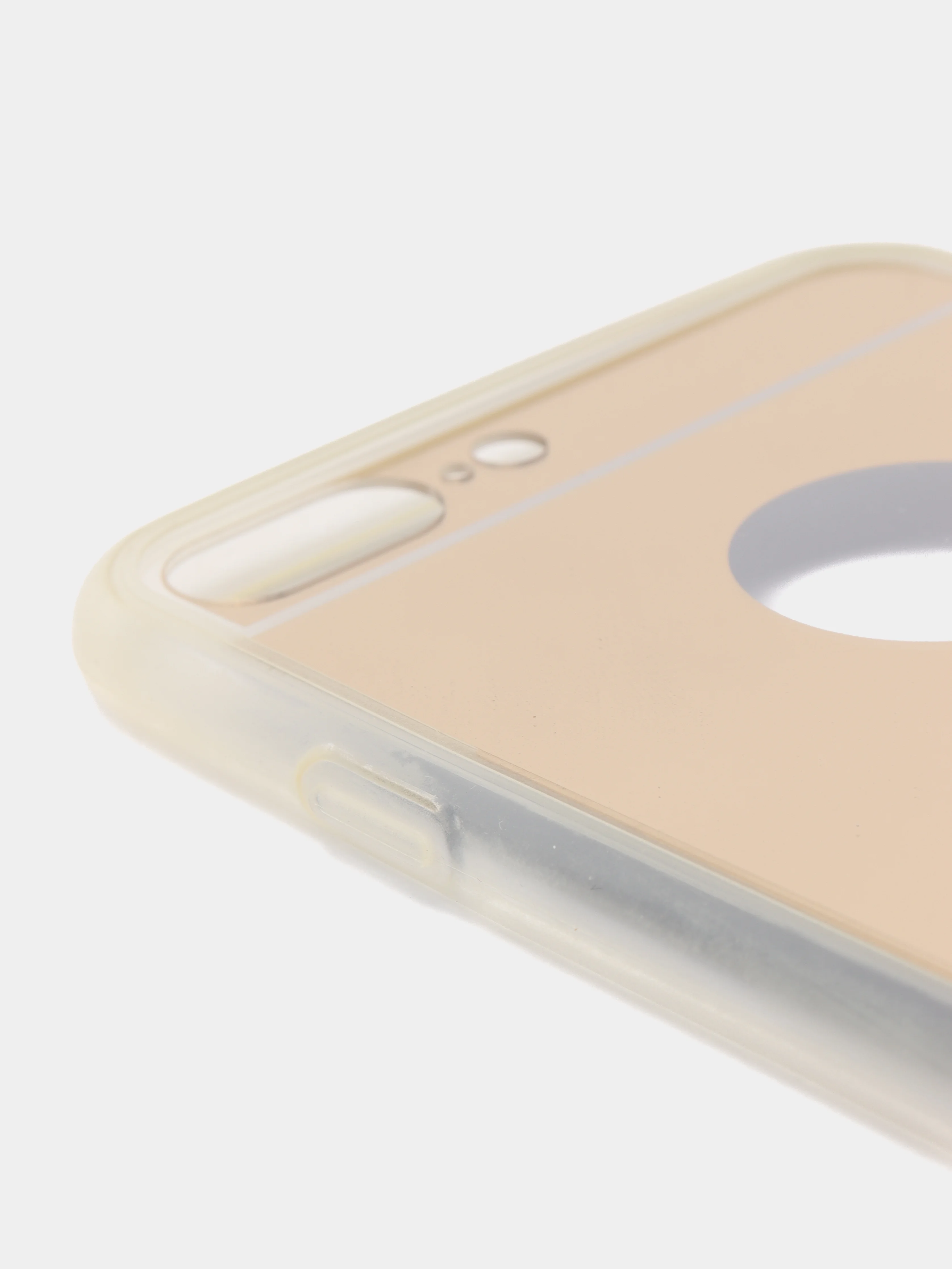 Золотой чехол  для iPhone 7 plus, 8 plus