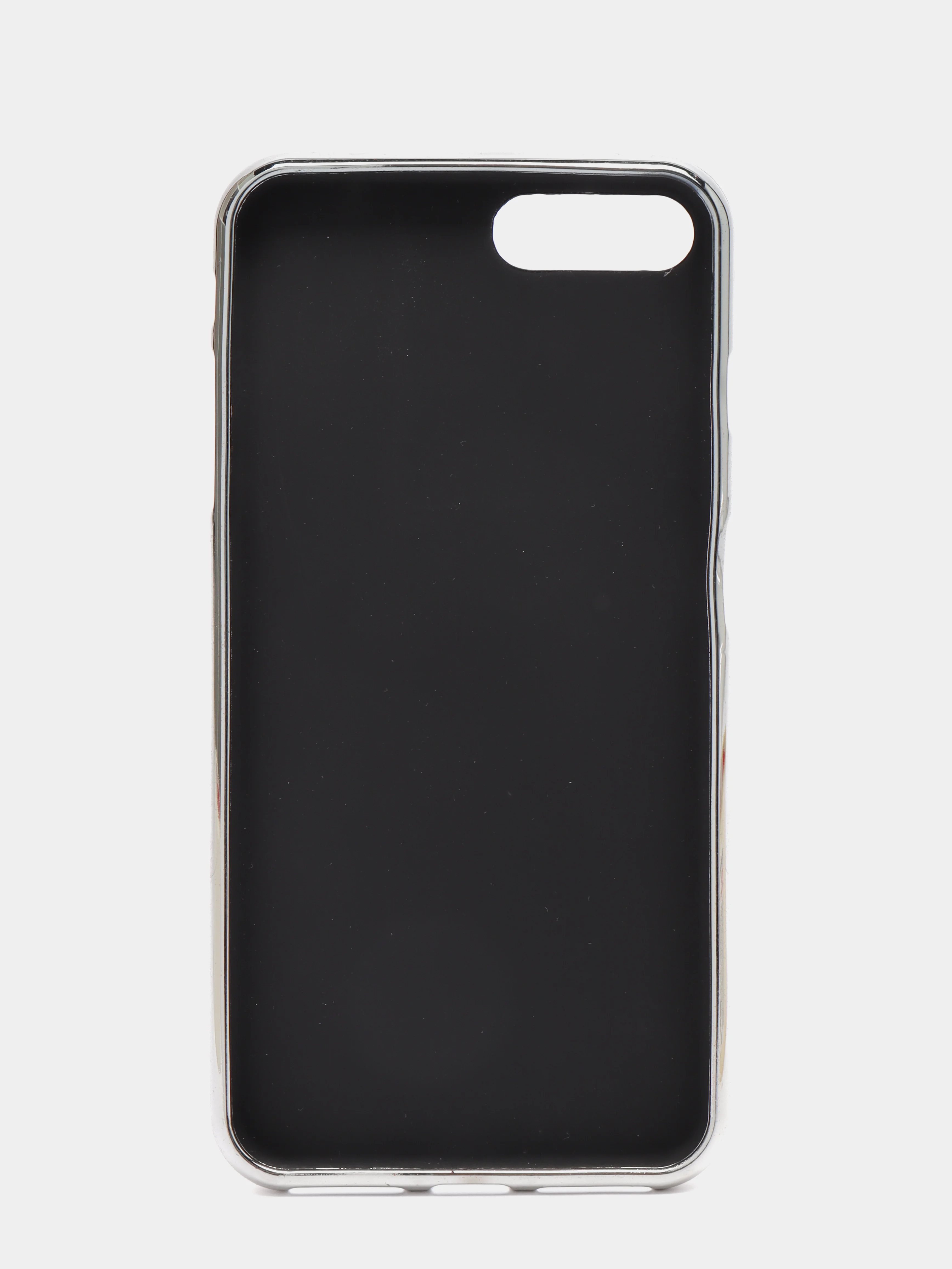 Серебряный чехол  для iPhone 7 plus, 8 plus