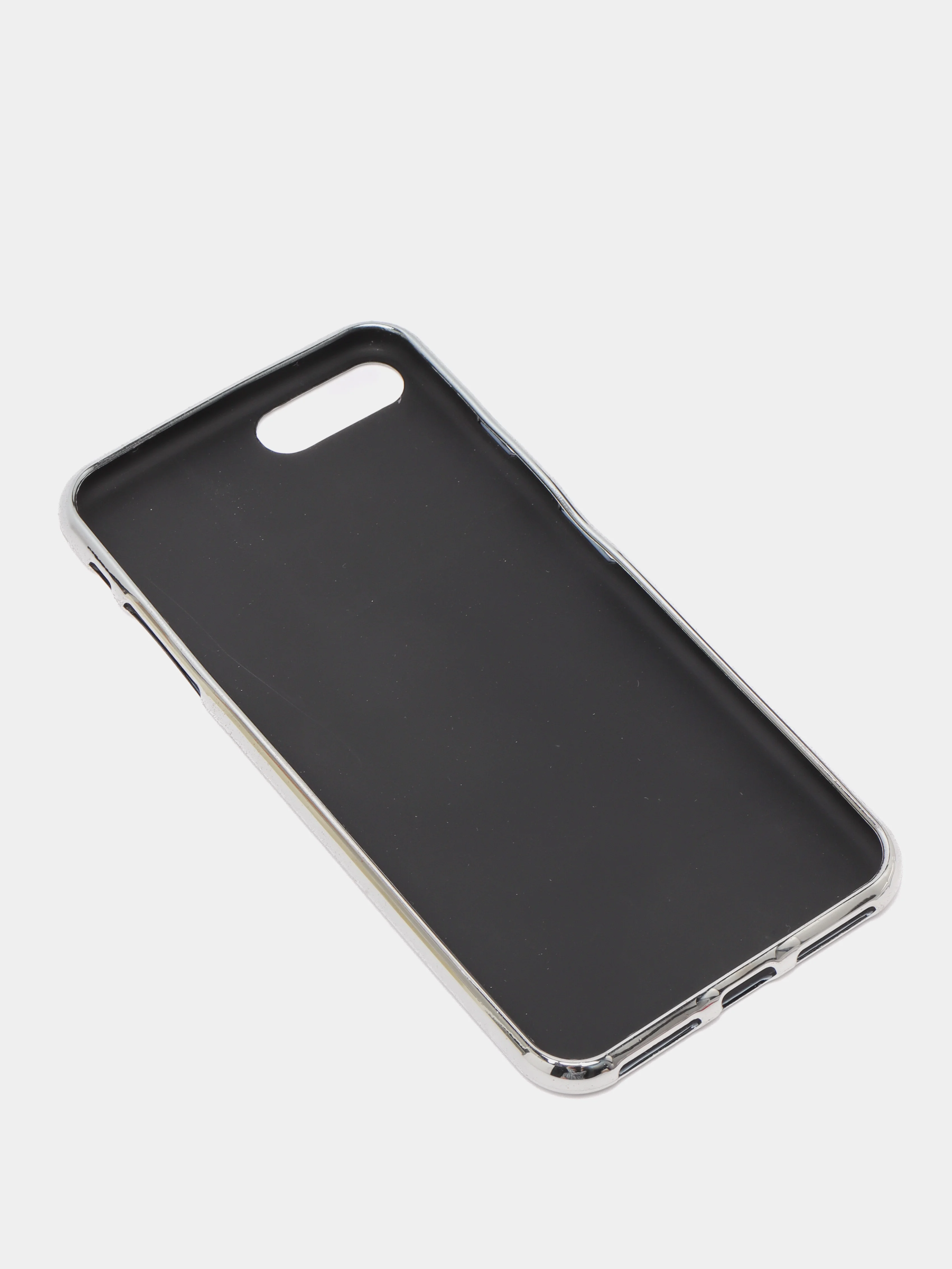 Серебряный чехол  для iPhone 7 plus, 8 plus