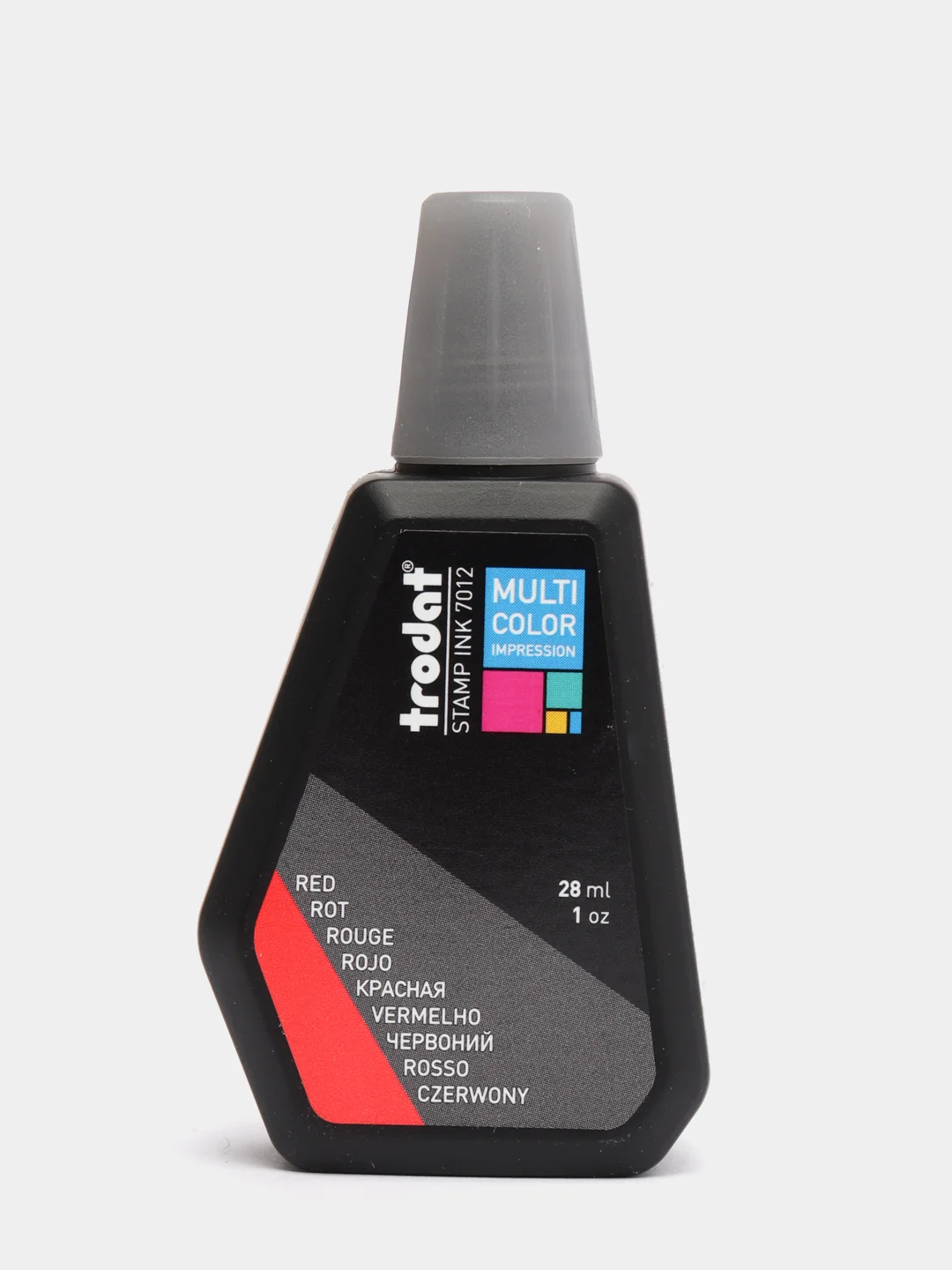 Красный штемпельная краска 7012 Multi color, Trodat, 28 мл