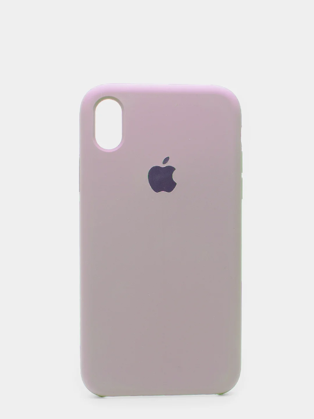 Бежевый меланж чехол силиконовый для iPhone X/XS (Айфон)