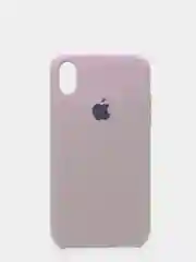 Бежевый меланж чехол силиконовый для iPhone X/XS (Айфон)