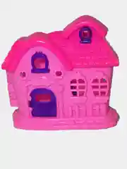 Розовый кукольный дом, в коробке
