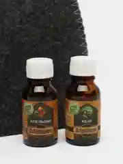 Серый мужской подарочный набор для бани и сауны, банный набор, набор для бани из войлока