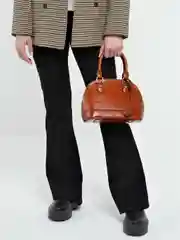 Коричневый сумка женская через плечо