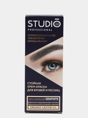 Studio Стойкая краска для бровей и ресниц Графит (Grey) 50/30 мл