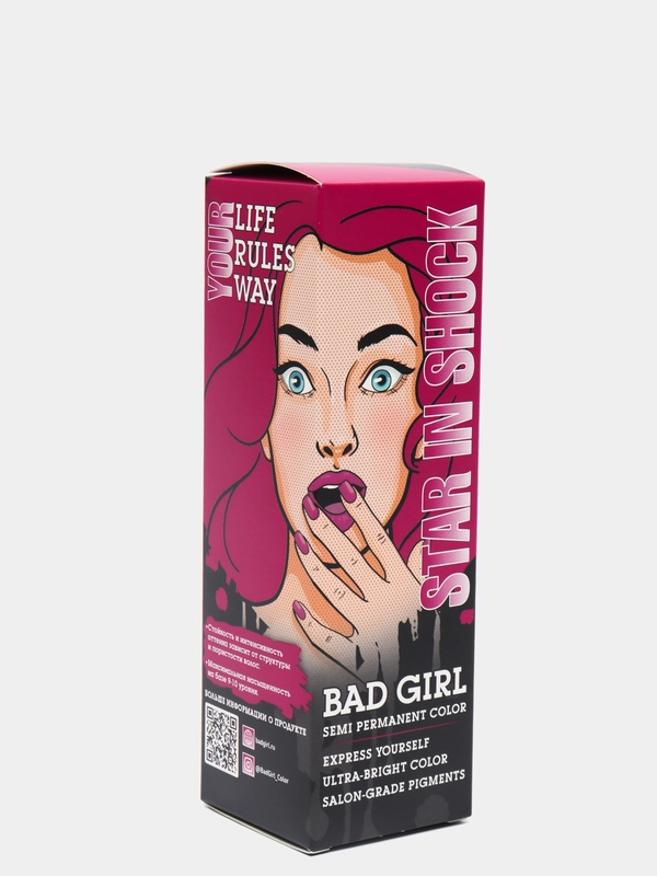 Bad Girl  Star in shock, фуксия, 150 мл