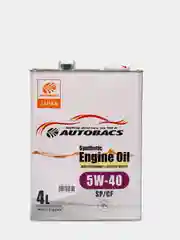 Синтетическое моторное масло AUTOBACS Synthetic Engine Oil 5W-40 SN/CF