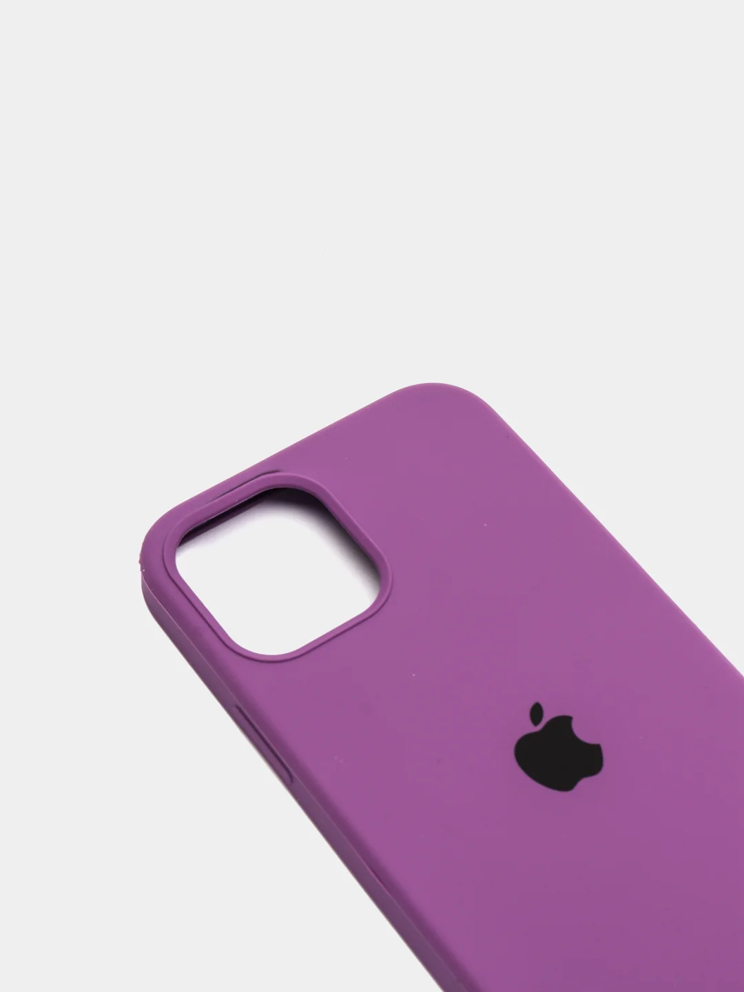 Пурпурный чехол Silicone Case для iPhone 12, 12 Pro с открытым низом