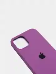 Пурпурный чехол Silicone Case для iPhone 12, 12 Pro с открытым низом