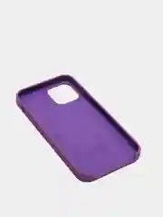 Пурпурный чехол Silicone Case для iPhone 12, 12 Pro с открытым низом