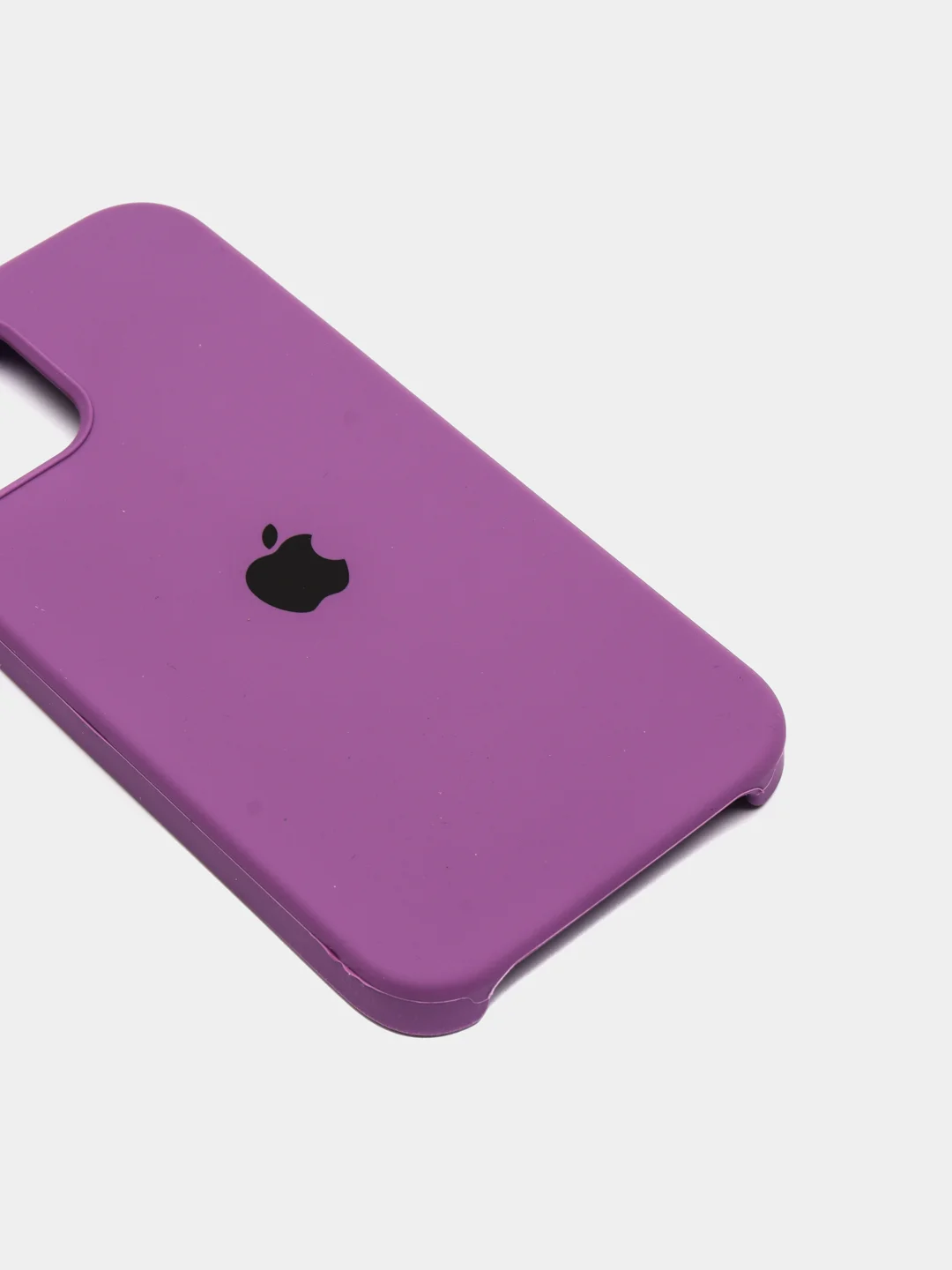 Пурпурный чехол Silicone Case для iPhone 12, 12 Pro с открытым низом