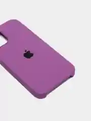 Пурпурный чехол Silicone Case для iPhone 12, 12 Pro с открытым низом