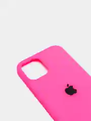Фуксия чехол Silicone Case для iPhone 12, 12 Pro с открытым низом