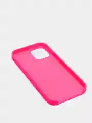 Фуксия чехол Silicone Case для iPhone 12, 12 Pro с открытым низом