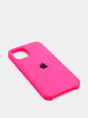 Фуксия чехол Silicone Case для iPhone 12, 12 Pro с открытым низом