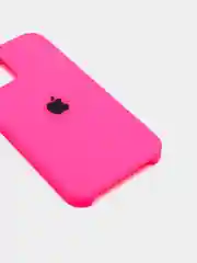 Фуксия чехол Silicone Case для iPhone 12, 12 Pro с открытым низом