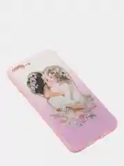 Розовый чехол с рисунком для iPhone 7 Plus, 8 Plus