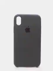 Угольный чехол силиконовый для iPhone X/XS (Айфон)