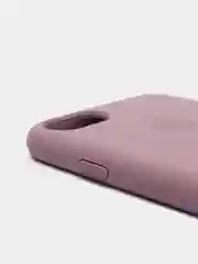 Сиреневый чехол Silicone Case для iPhone 7, 8, SE 2020, с открытым низом