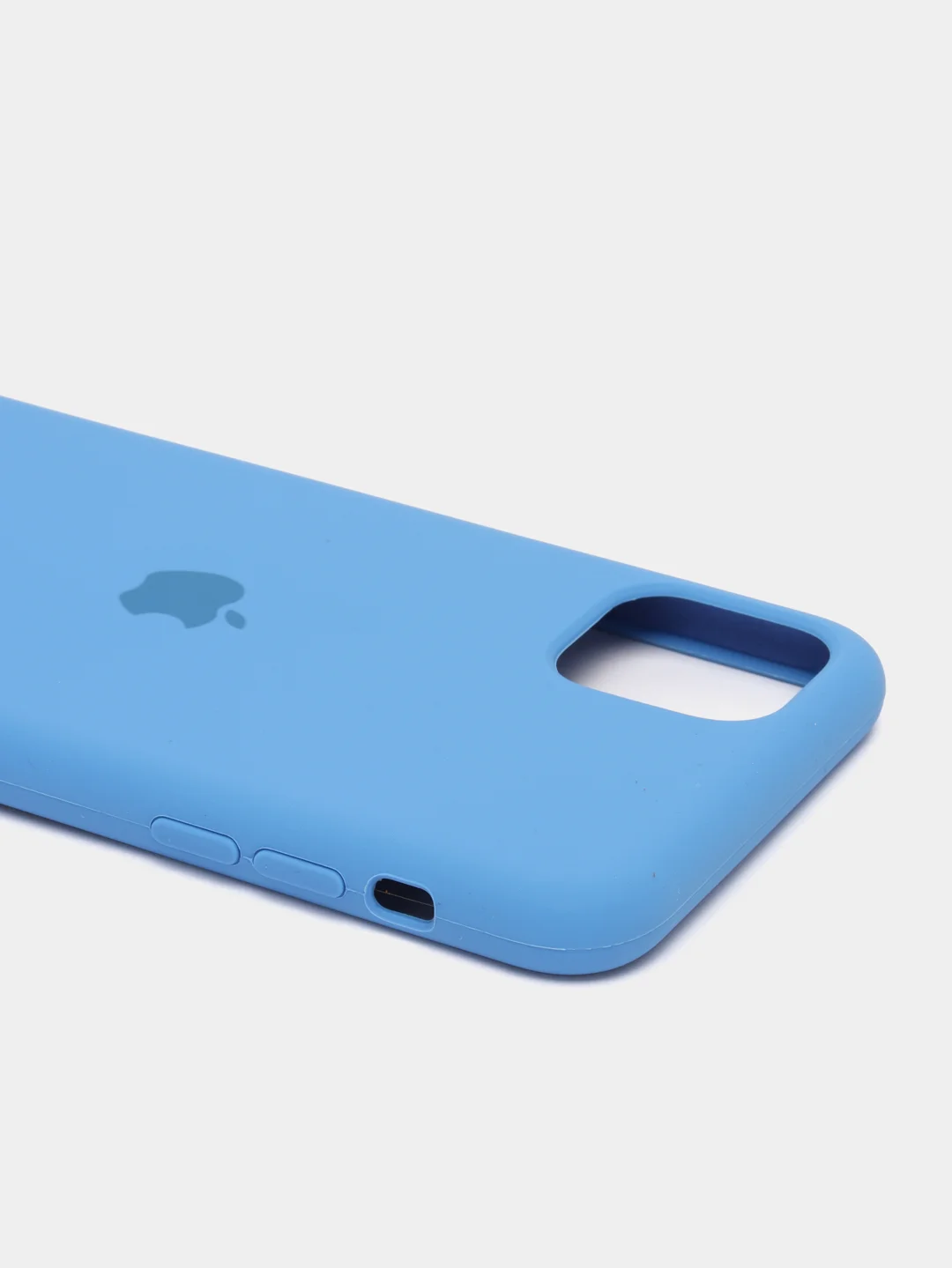 Голубой чехол Silicone Case на iphone 11/ 11pro/ 11 pro max/ 12, 12pro/13/13pro/13pro max
