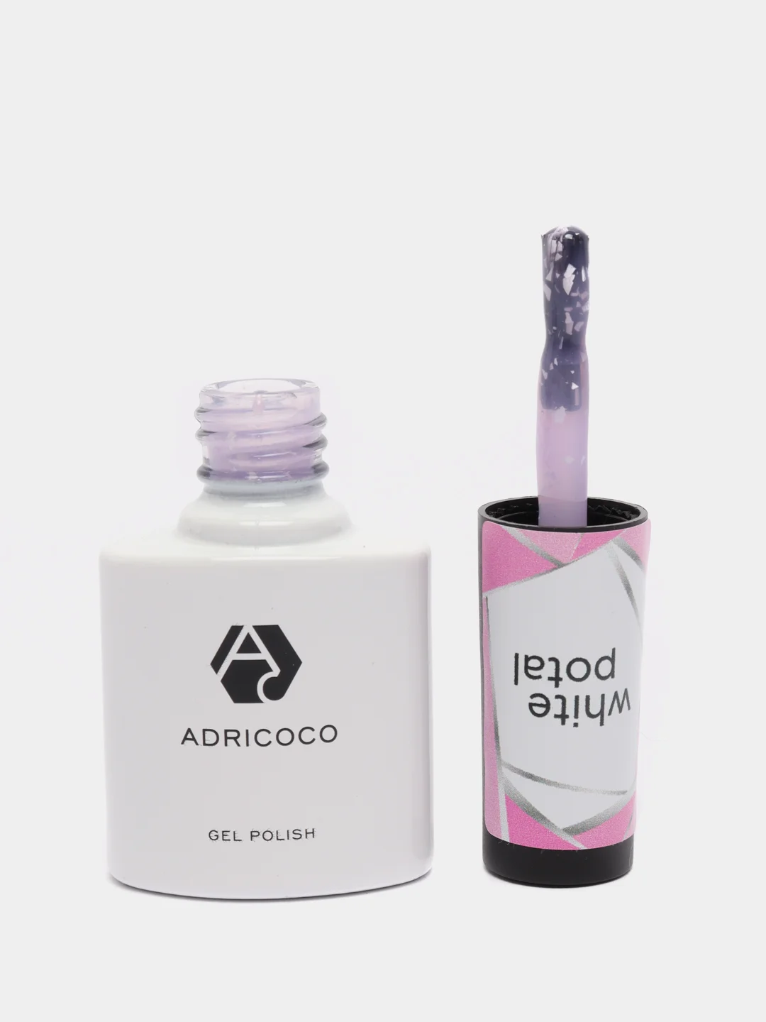 Сиреневый гель-лак Adricoco White Potal, 8 мл