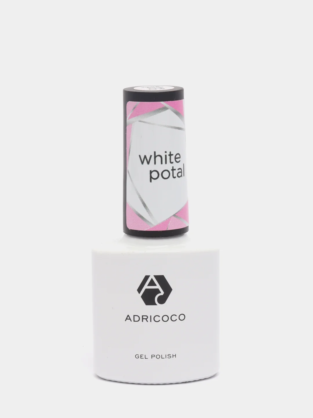 Розовый гель-лак Adricoco White Potal, 8 мл