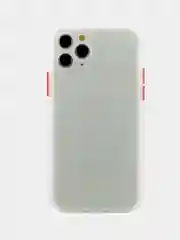 Белый чехол для iPhone 12, 12 Pro, Pro Max, Mini Айфон Про Макс Мини матовый с защитой камеры