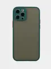Зеленый чехол для iPhone 12, 12 Pro, Pro Max, Mini Айфон Про Макс Мини матовый с защитой камеры