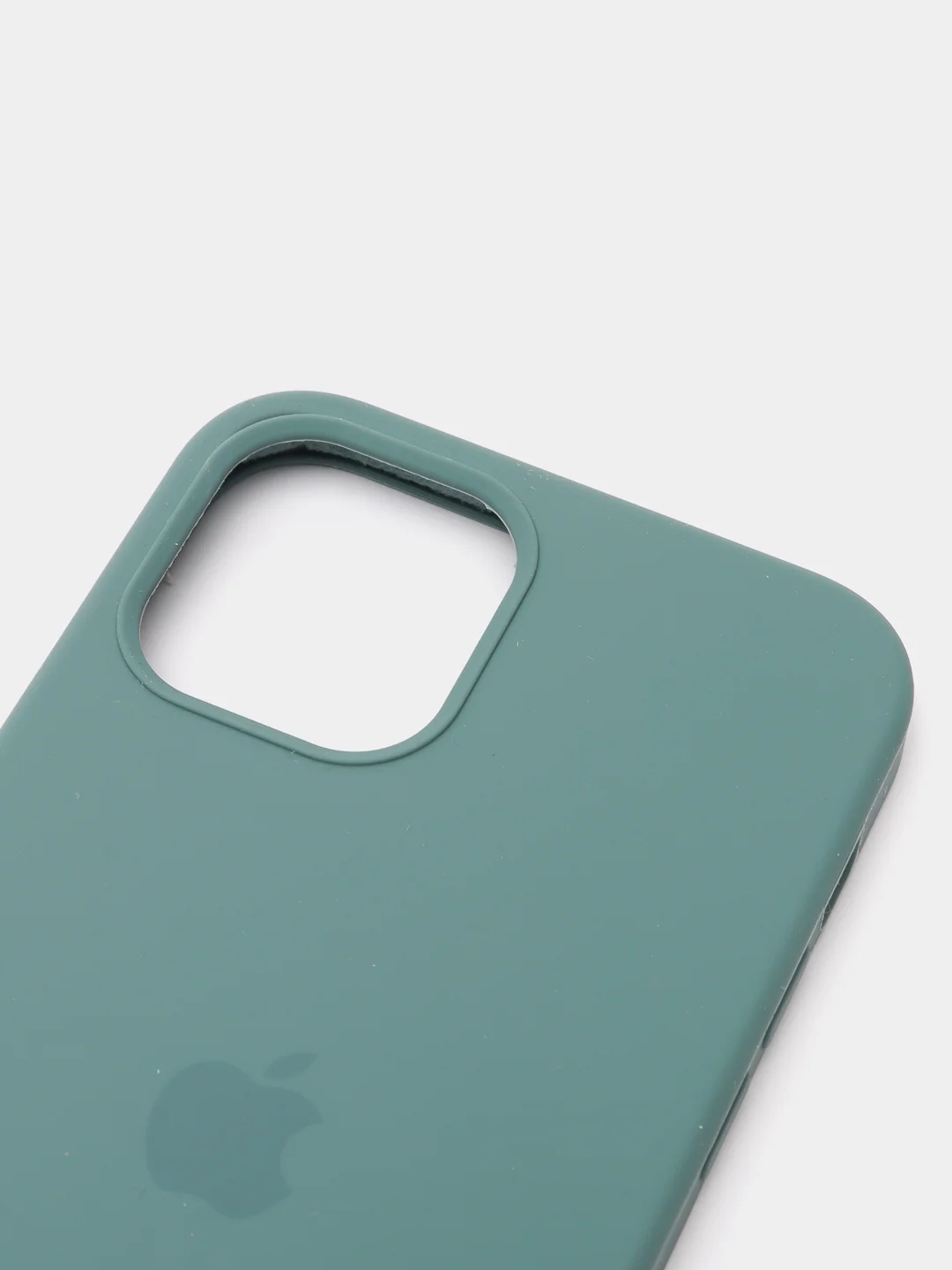 Хаки чехол Silicone Case для iPhone 12, 12 Pro с открытым низом